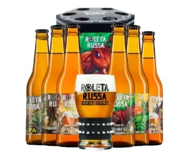 KIT ROLETA RUSSA 6 LONG NECK + COPO BRACELETE KIT ROLETA RUSSA 6 LONG NECK + COPO BRACELETE