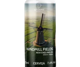 CERVEJA STORMY WINDMILL FIELDS NEIPA 473ML CERVEJA STORMY WINDMILL FIELDS NEIPA 473ML