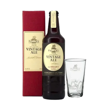 CERV. FULLERS VINTAGE ALE 2020 500ML + COPO BRINDE CERV. FULLERS VINTAGE ALE 2020 500ML + COPO BRINDE