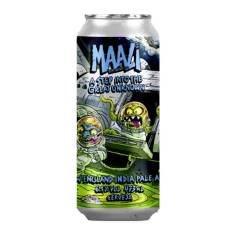 CERVEJA MAALI A STEP INTO THE GREAT UNKNOWN 473ML CERVEJA MAALI A STEP INTO THE GREAT UNKNOWN 473ML